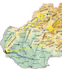 Plánovaná trasa Expedície (Ne)známe Slovensko 2014